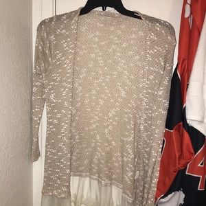Beige cardigan